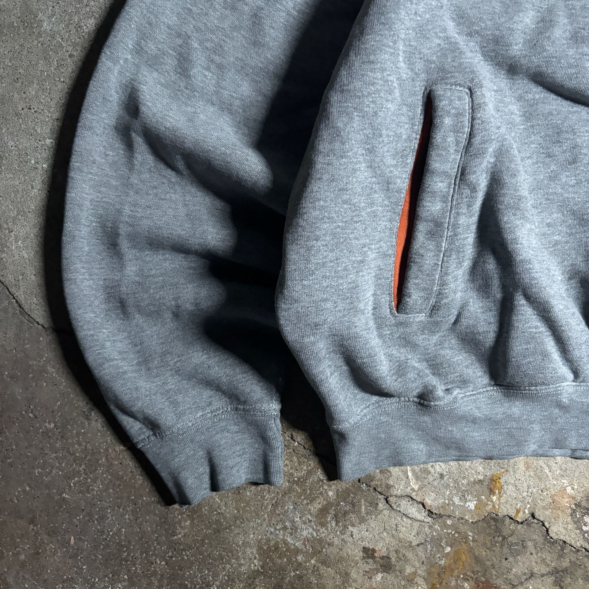 Rare Vintage 1990s Texas Longhorns Hoodie Grey Orange 5