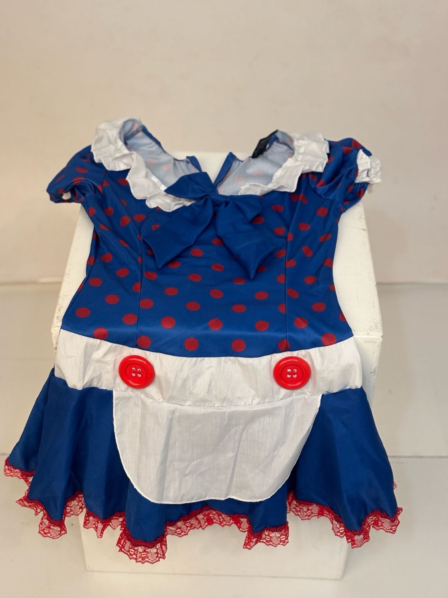 Leg Avenue Darling Rag Doll Costume M zipper needs repair see pic* 2