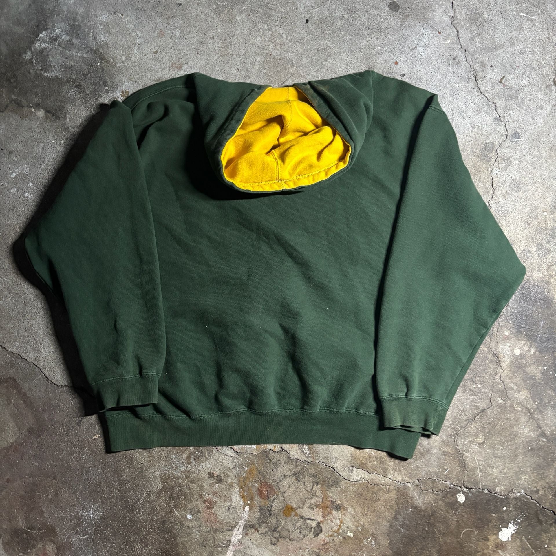 NCAA Oregon Ducks Hoodie Size XL Green Yellow 7