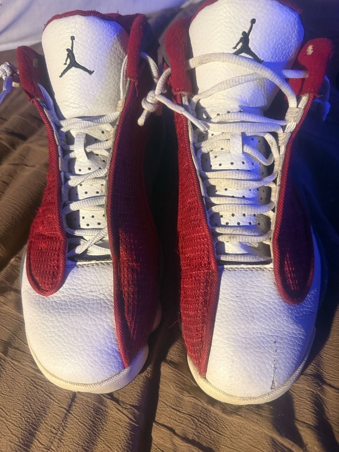 Jordan 13 Retro White Red Sneakers 1