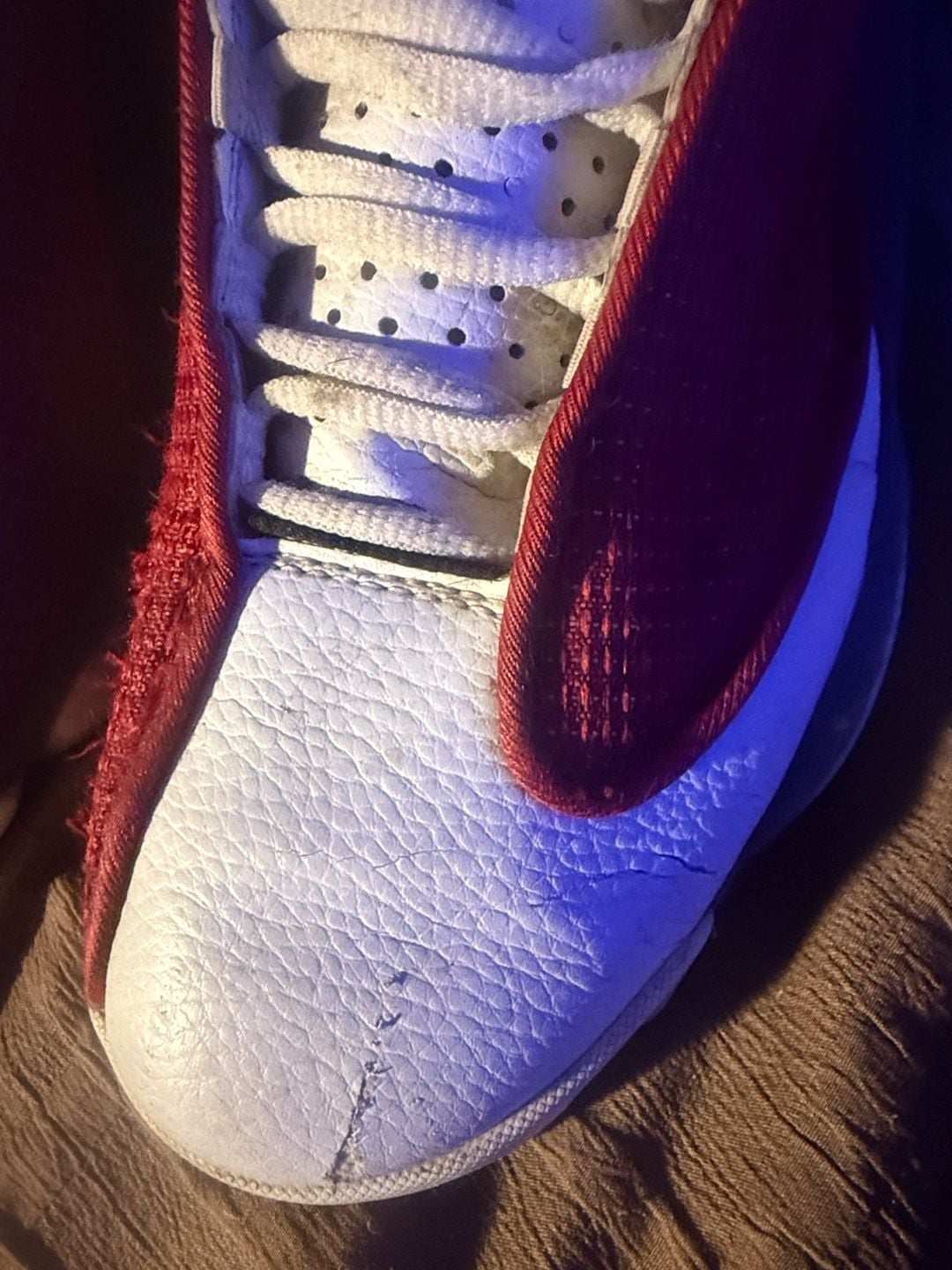 Jordan 13 Retro White Red Sneakers 2