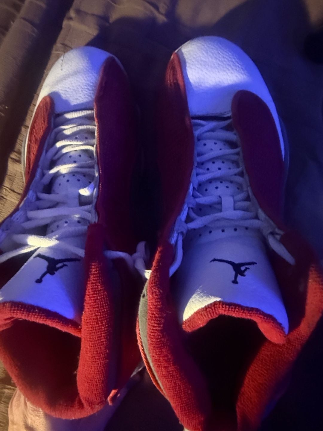 Jordan 13 Retro White Red Sneakers 5