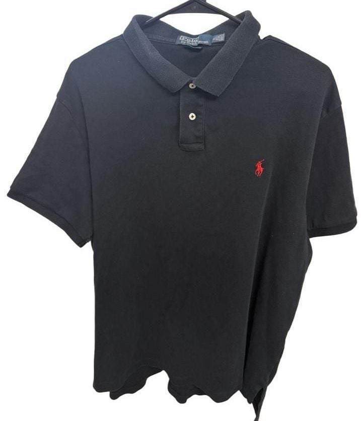 Polo By Ralph Lauren Custom Fit Polo Shirt Size XL Black 2
