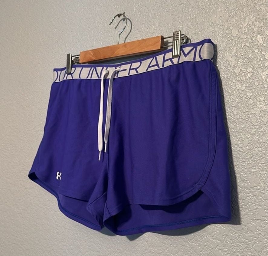 Under Armour Play Up Shorts Size XL Indigo Purple
Blue 3