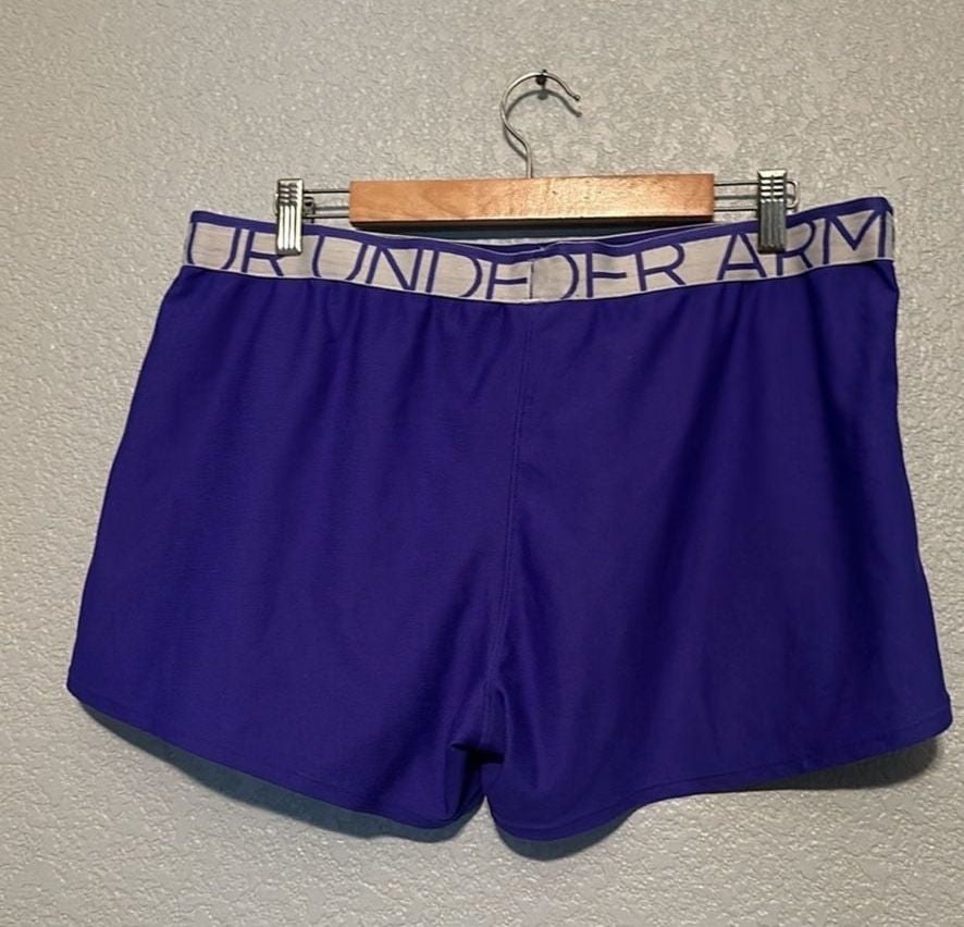 Under Armour Play Up Shorts Size XL Indigo Purple
Blue 4