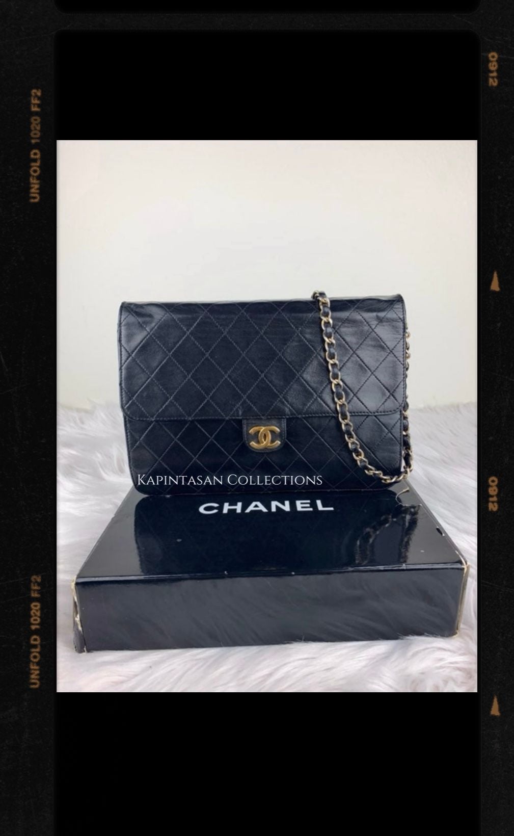 Chanel Quilted Leather Flap Bag Black 1