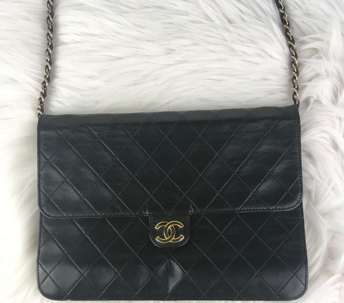 Chanel Quilted Leather Flap Bag Black 2