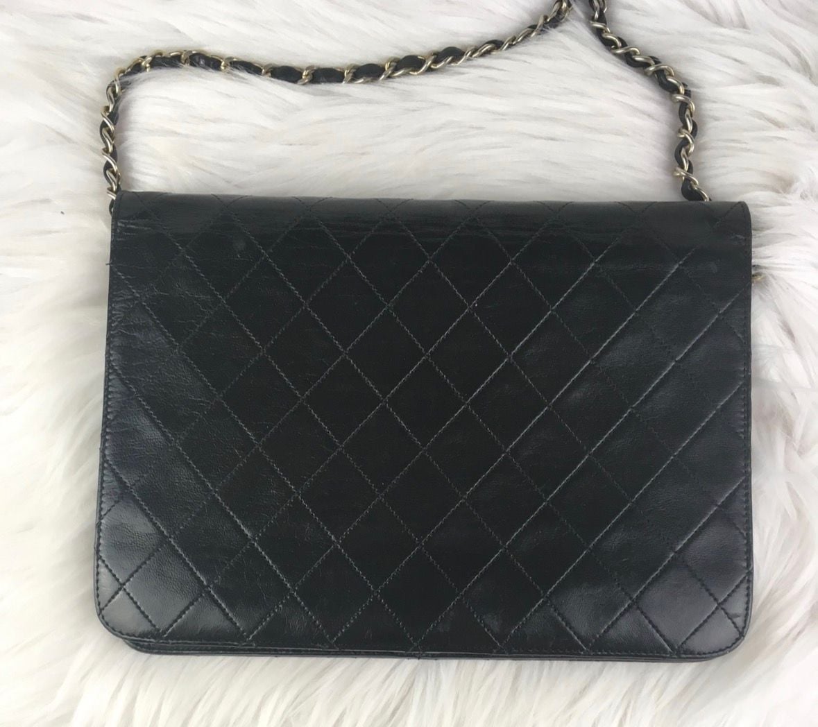 Chanel Quilted Leather Flap Bag Black 3