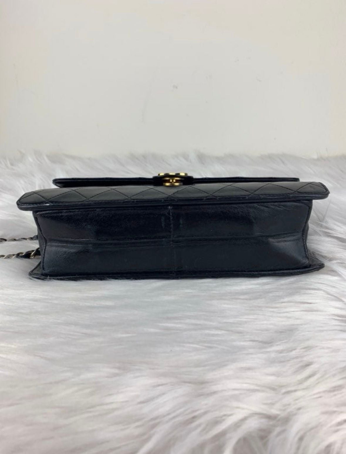 Chanel Quilted Leather Flap Bag Black 7