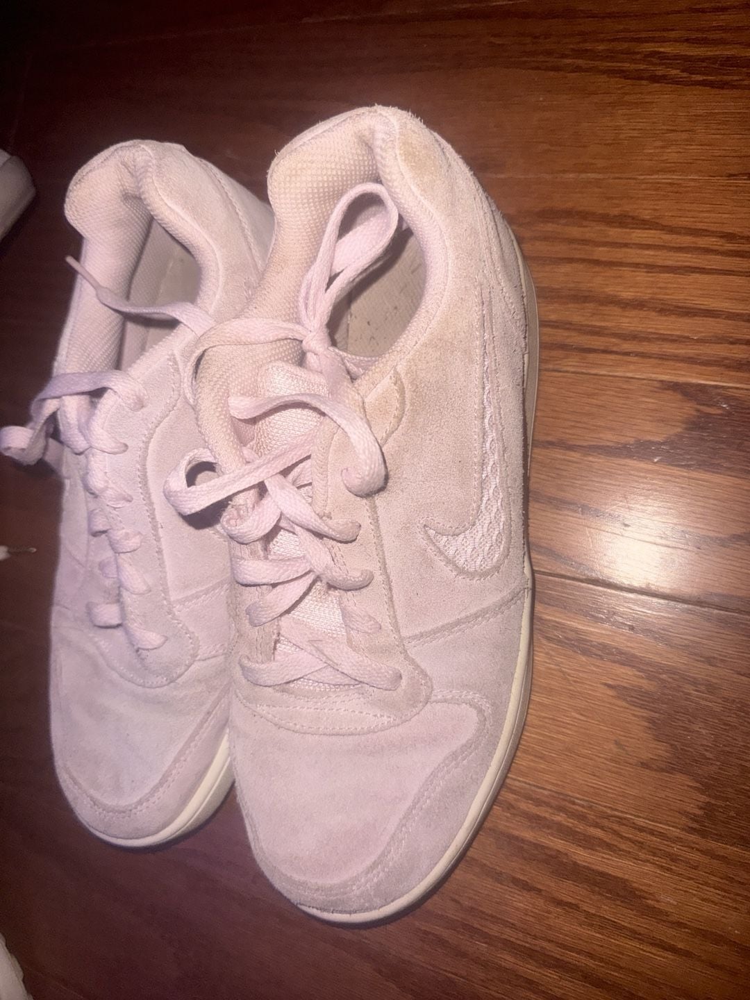 Nike Pink Suede Sneakers Size 7 3