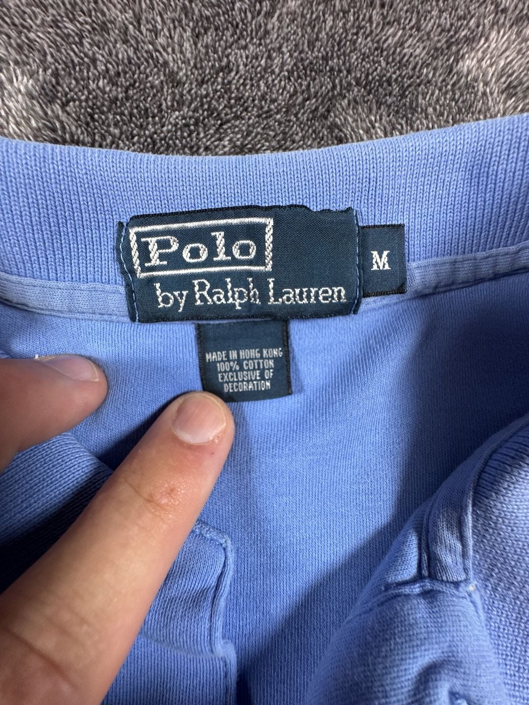 Polo by Ralph Lauren Polo Shirt Size M Blue Cotton Short Sleeve 4