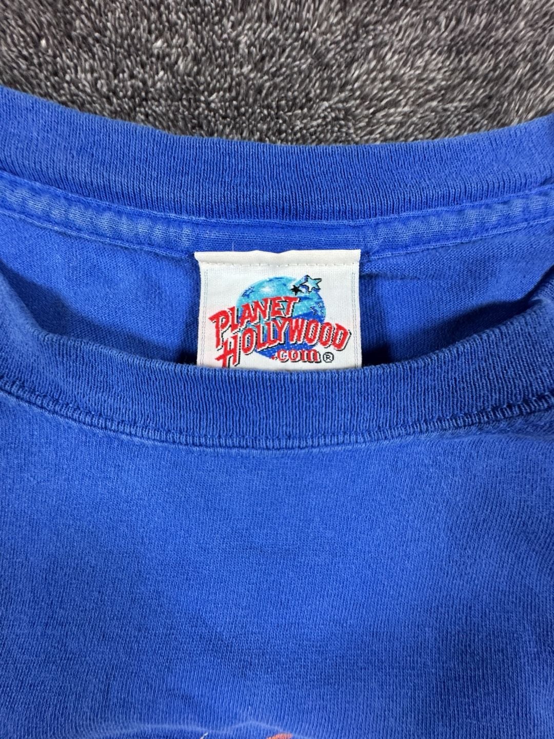Planet Hollywood Orlando Dragon T-Shirt Blue 1998 Vintage 4
