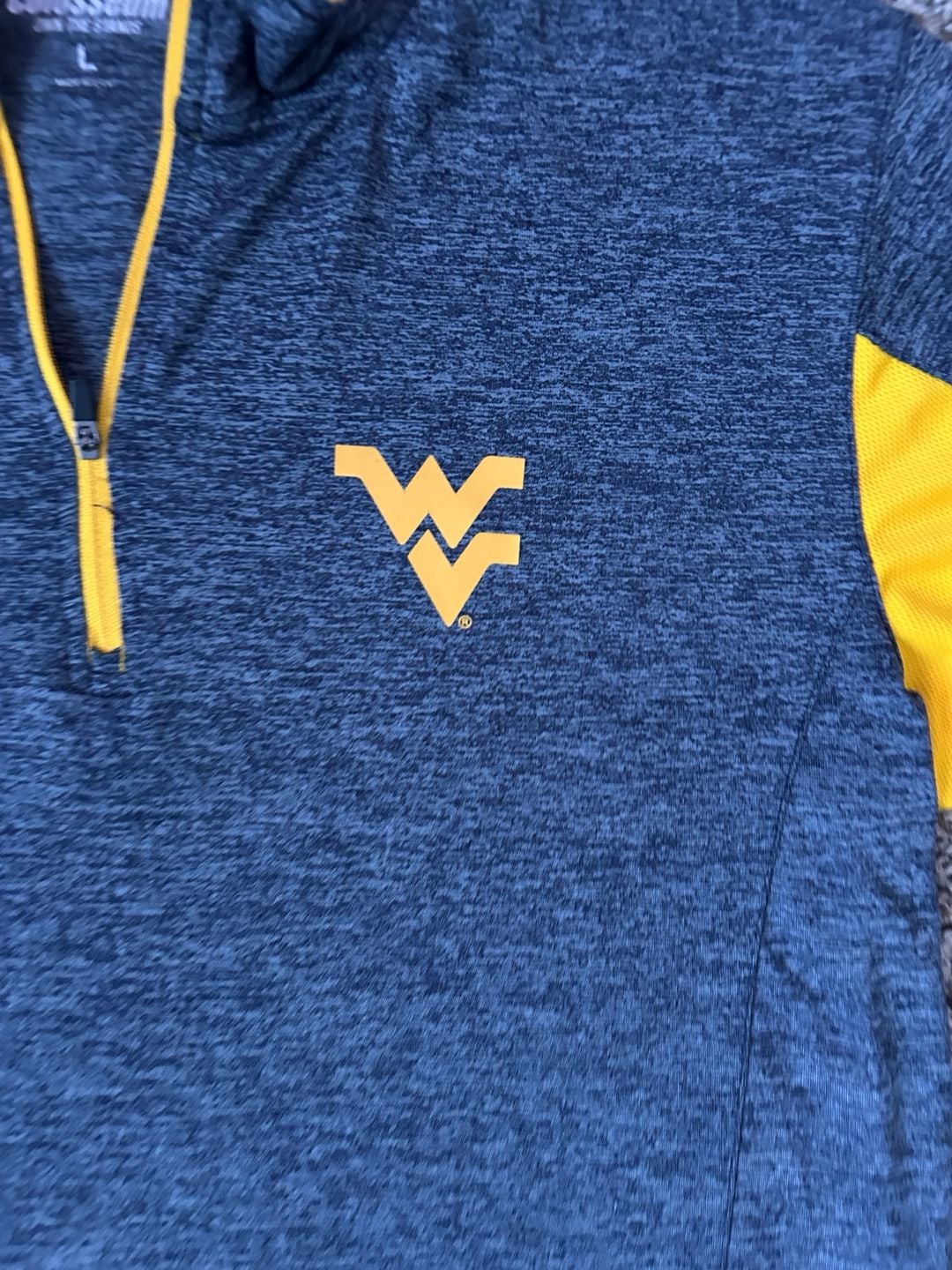 Colosseum West Virginia Mountaineers 1/4 Zip Pullover Size L 3