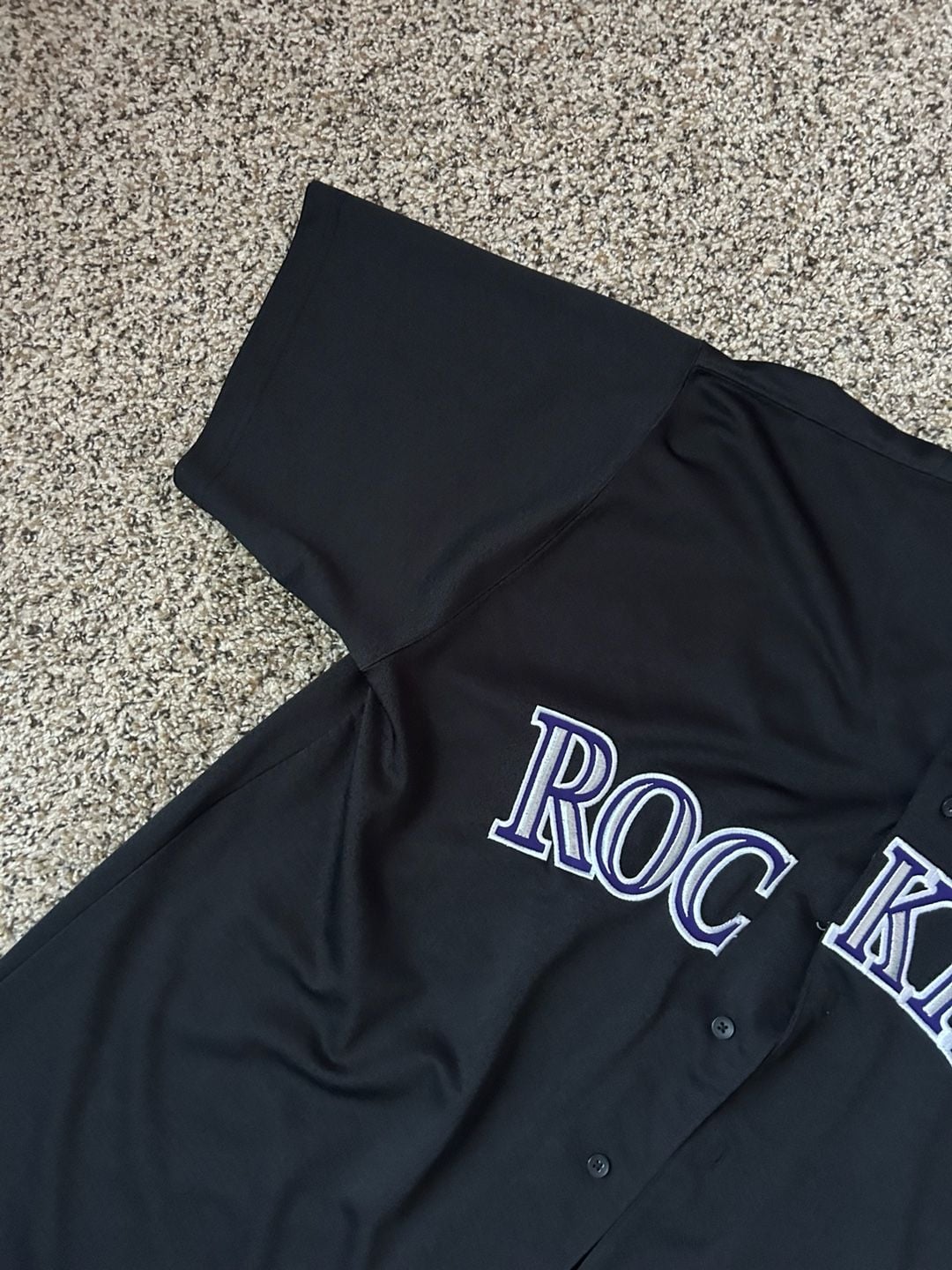 Russell Athletic Colorado Rockies MLB Jersey Size XXL Black 7