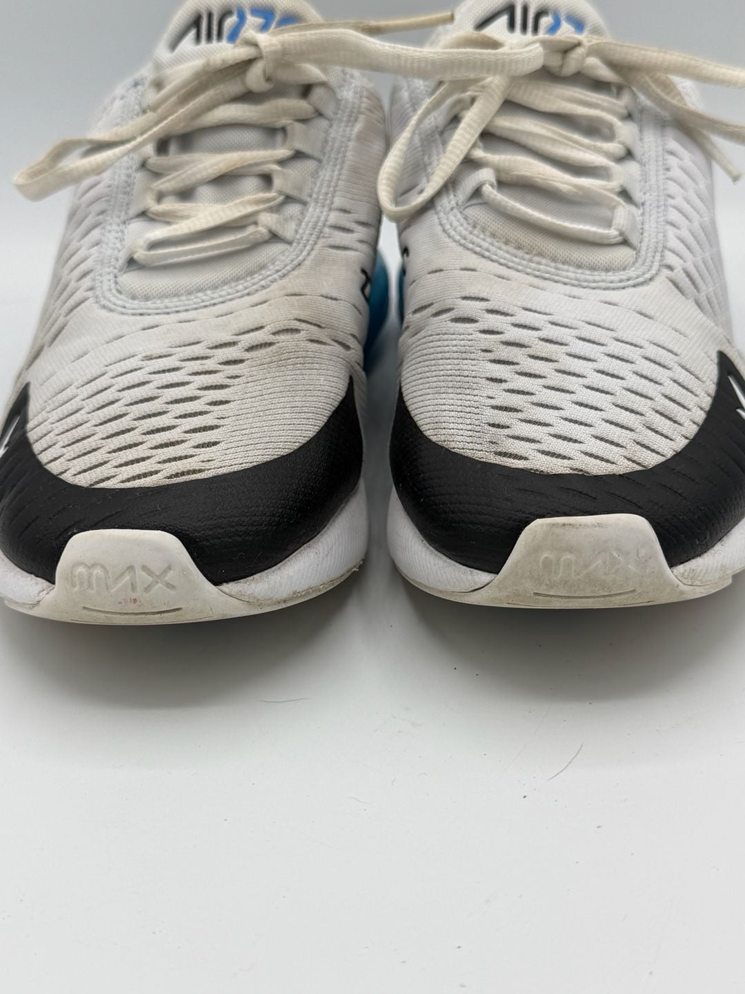 Nike Air Max 270 GS 7Y Football Grey Thunder Blue Sneakers 943345-033 4