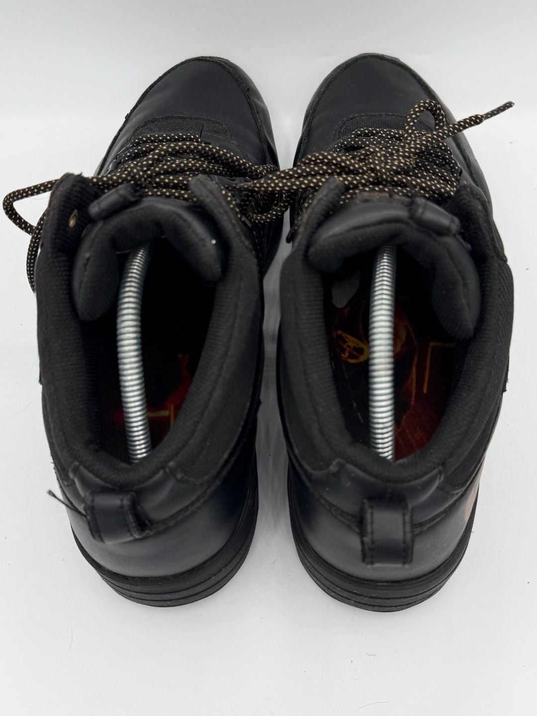 HUF x Wu Tang Clan 20th Anniversary Sneakers Black Gold Mens Size 11 2013 9