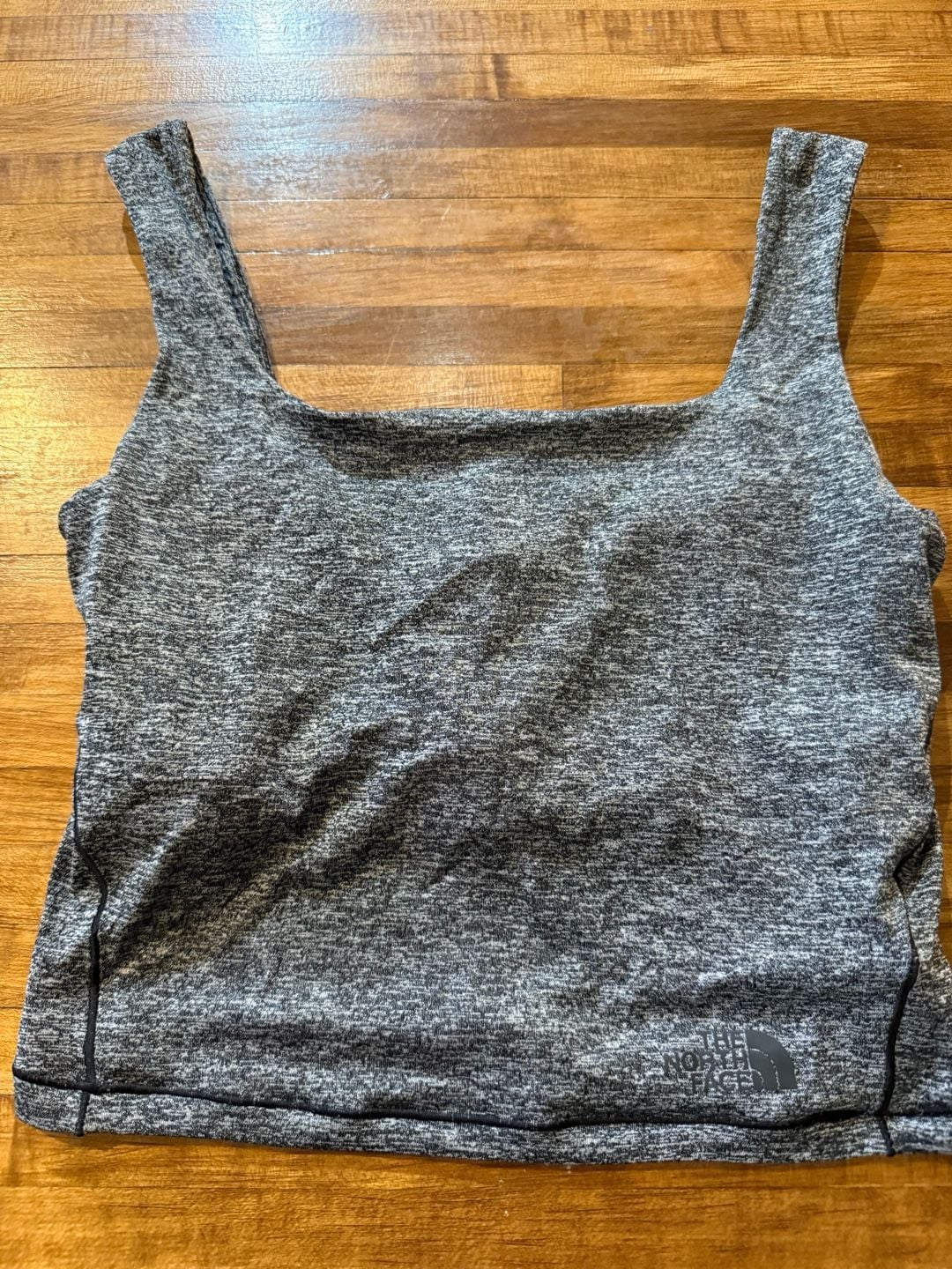 The North Face Athletic Tank Top Size S Gray Marled Crop (q1) 2