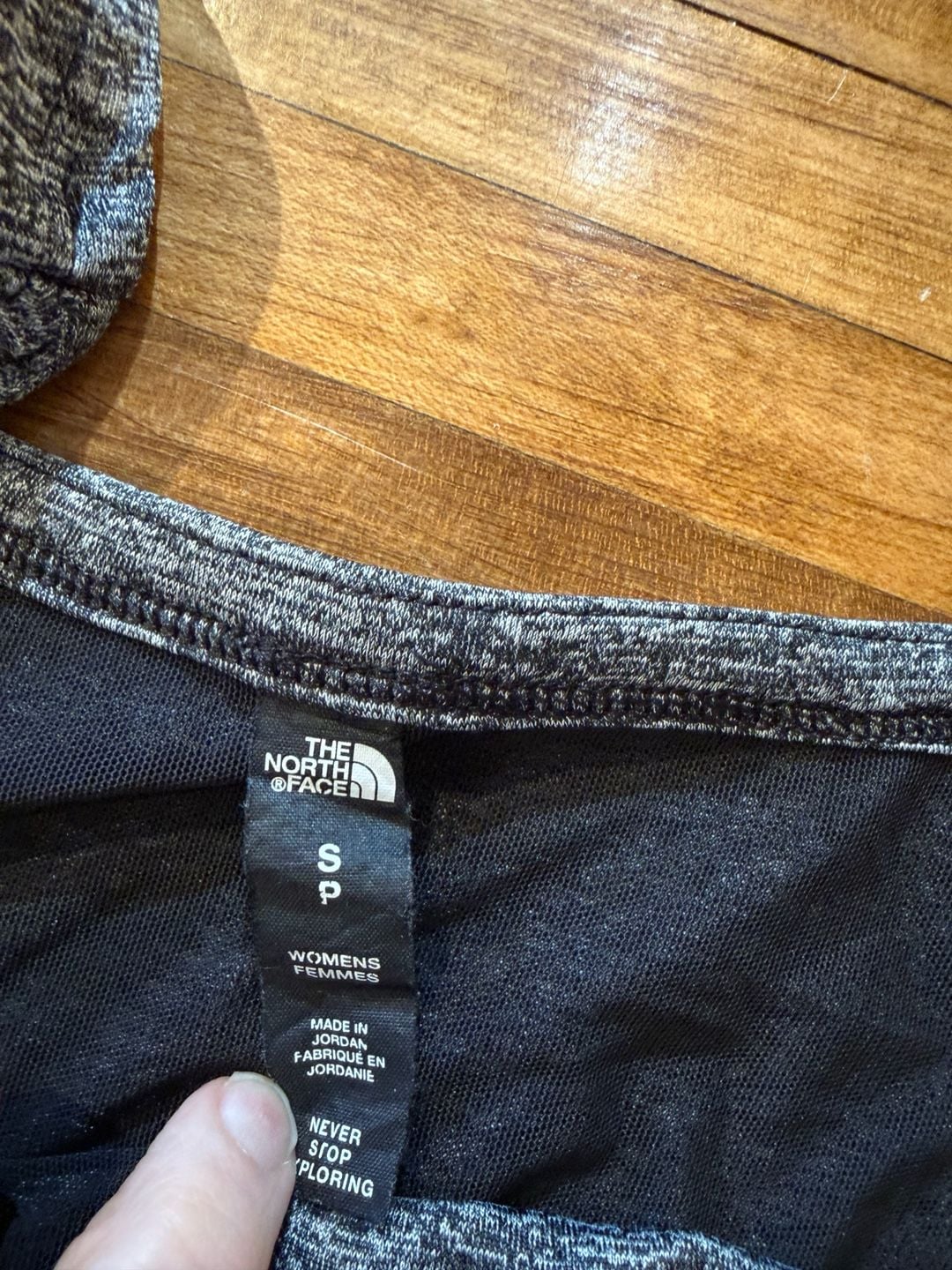 The North Face Athletic Tank Top Size S Gray Marled Crop (q1) 4