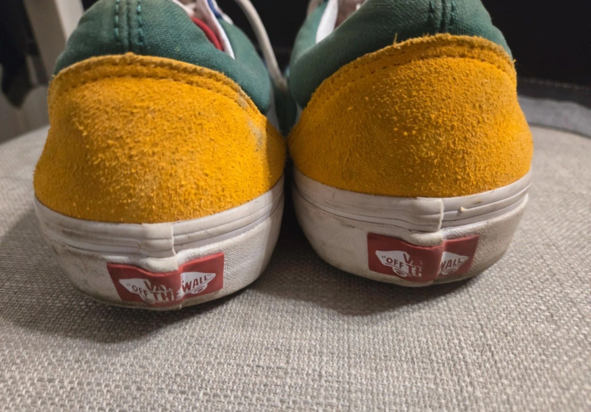 Vans Old Skool Multi-Color Suede Canvas Sneakers 7