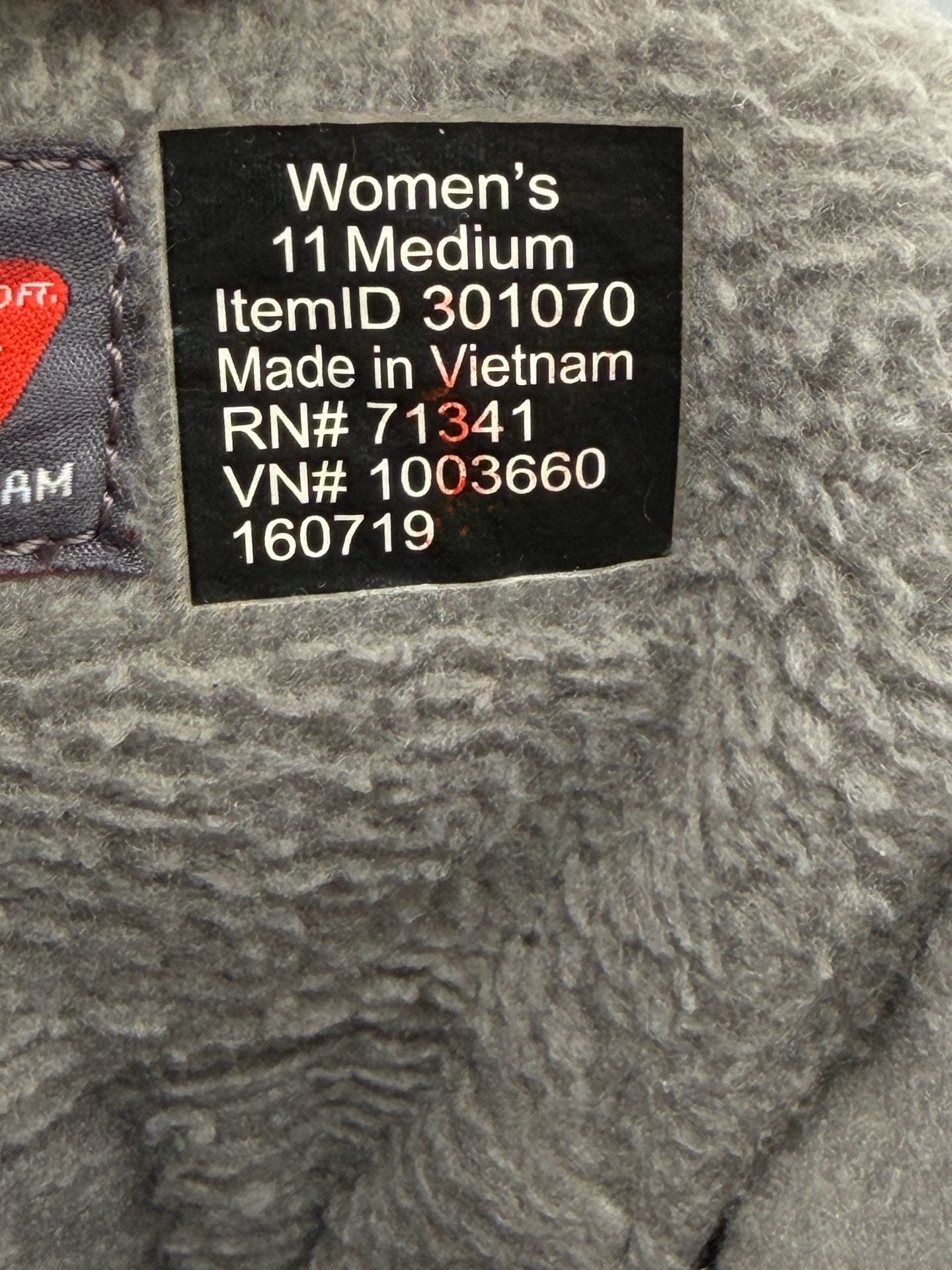 LL Bean Womens 11 M TEK2.5 Primaloft 200g Insulated Black Snow Winter Boots 9
