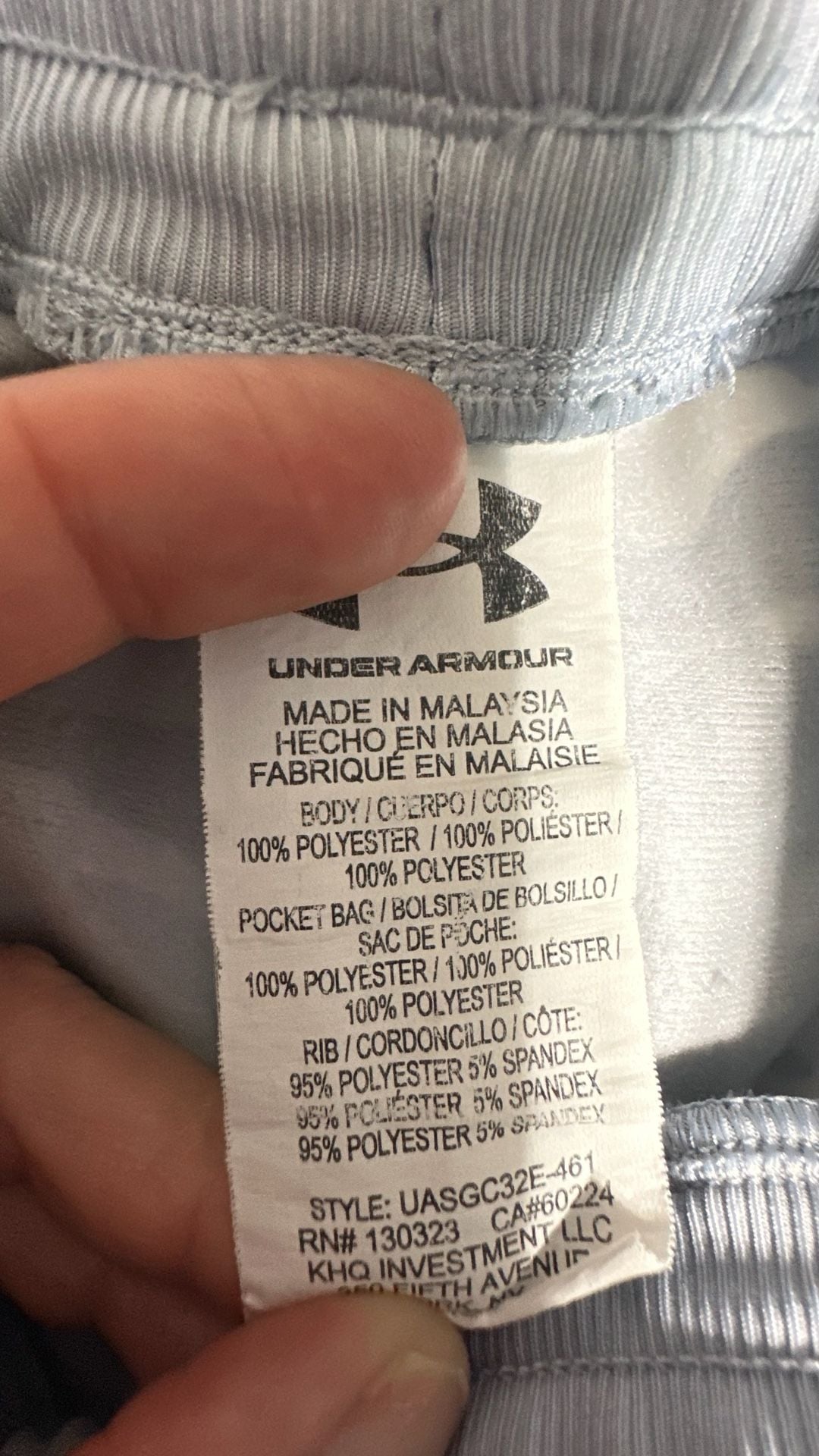 Under Armour Camo Shorts Blue 5