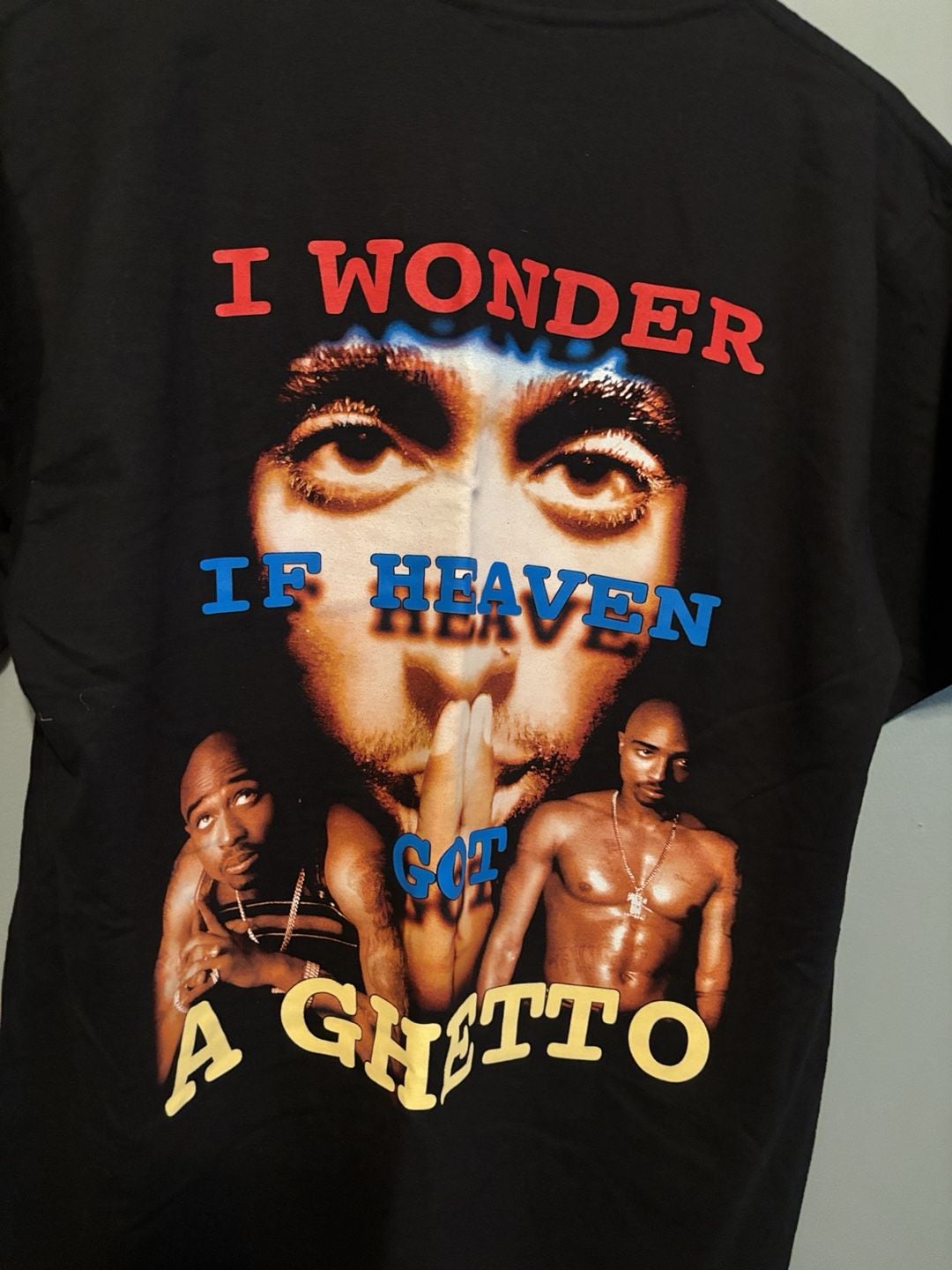 Rock Yeah Tupac Graphic T-Shirt Black 4