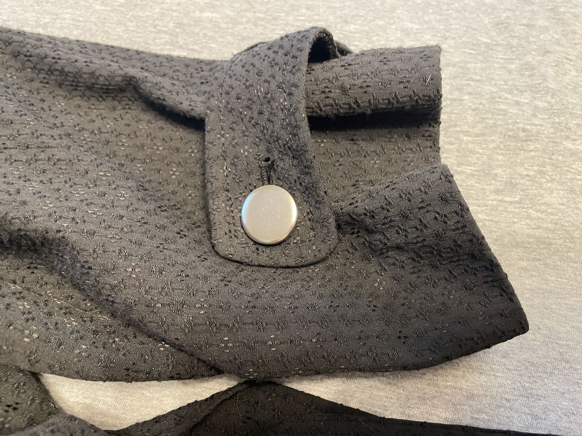 Lane Bryant Belted Jacket Size 18 Black Textured Polka Dot Lining
Pea coat
Fall 6