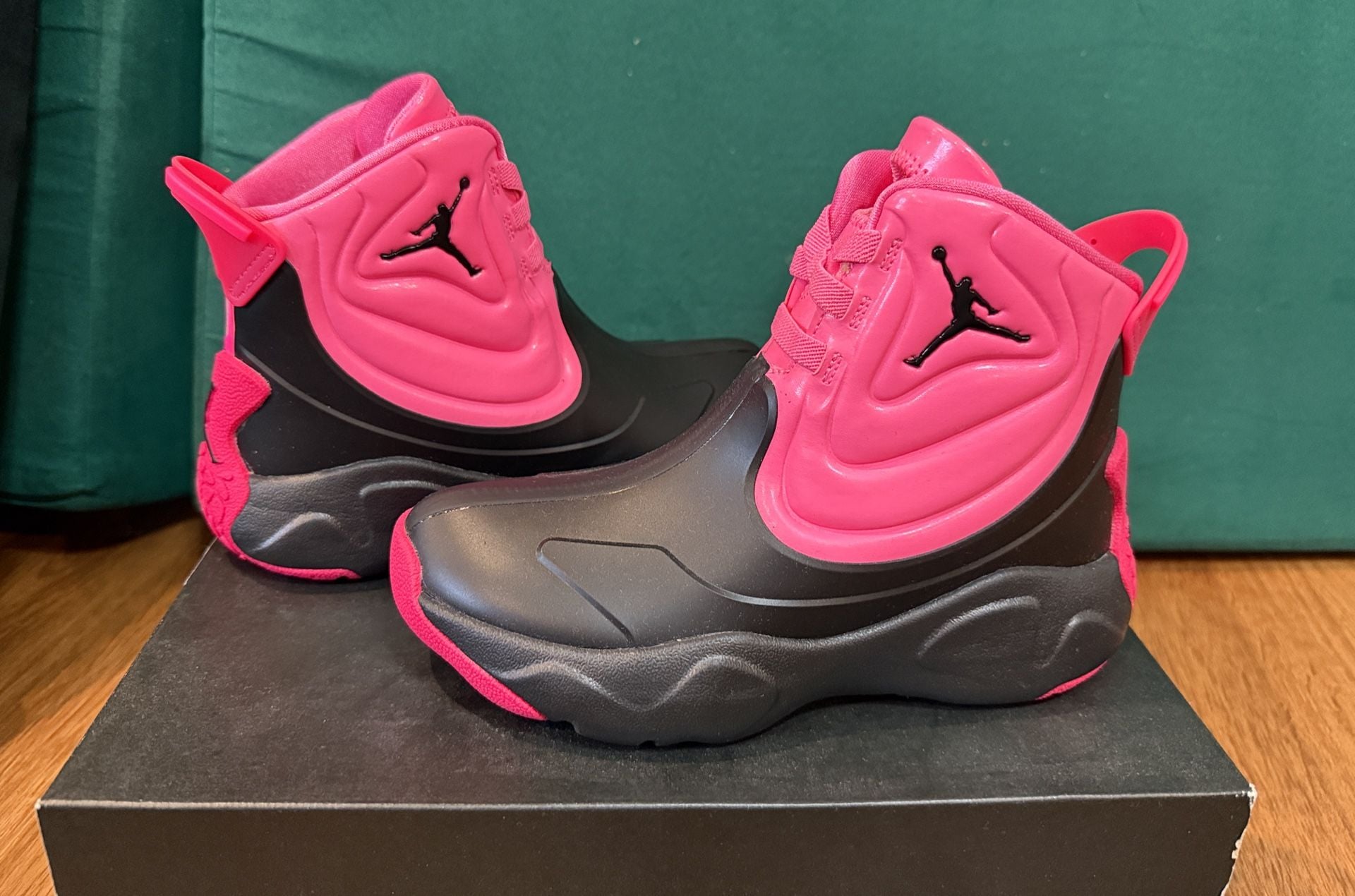 Jordan Drip 23 PS Size 1Y Pinksicle Black Rush Pink Boots 2