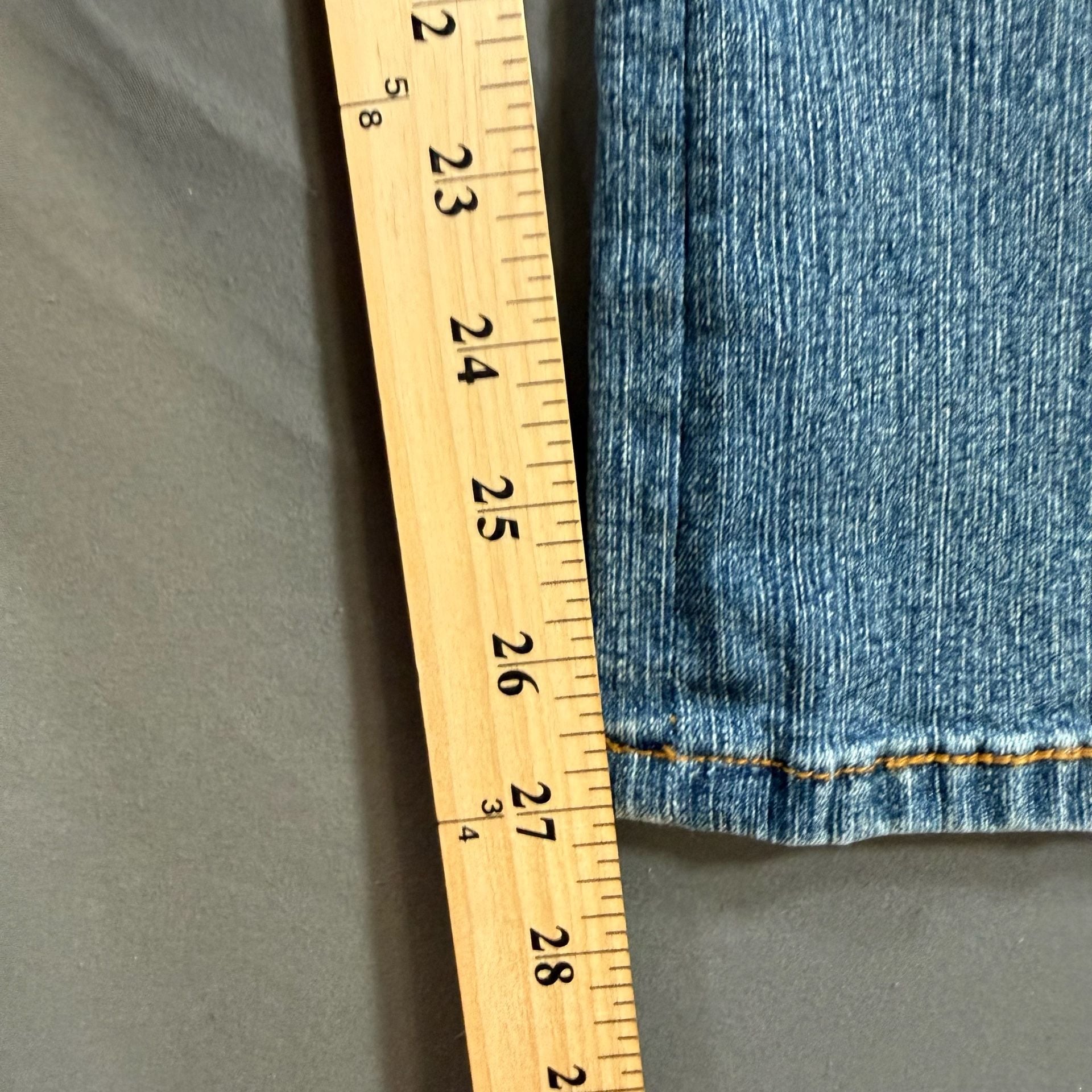Denim 24/7 Women's Plus Size 22W Beaded Heart Embellished Jeans Y2K
10