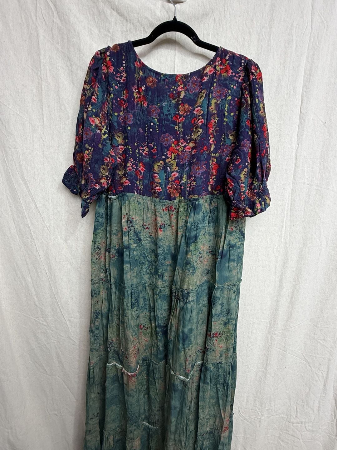 Natural Life Patti Dress Boho Patchwork 6