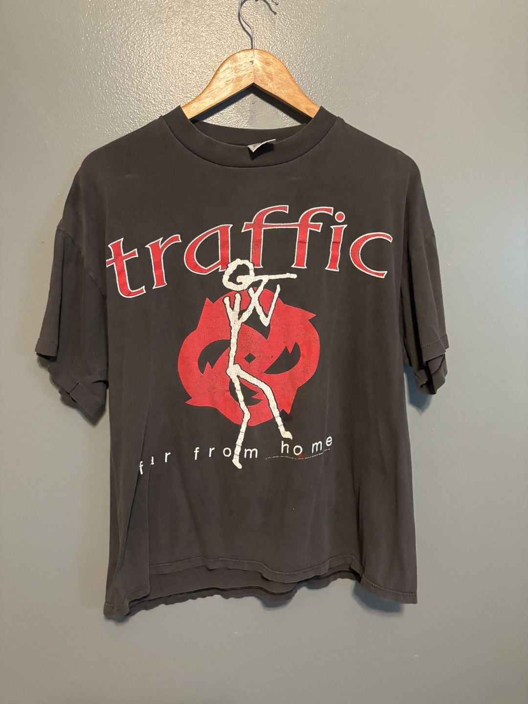 Vintage 1994 Traffic Far From Home Tour T-Shirt Size XL 10