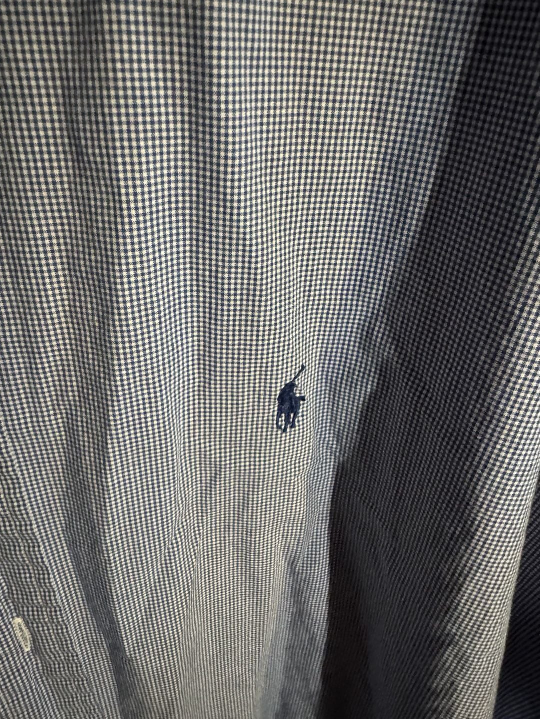 Ralph Lauren Blake Short Sleeve Button Down Shirt Size XXL Blue Gingham 3