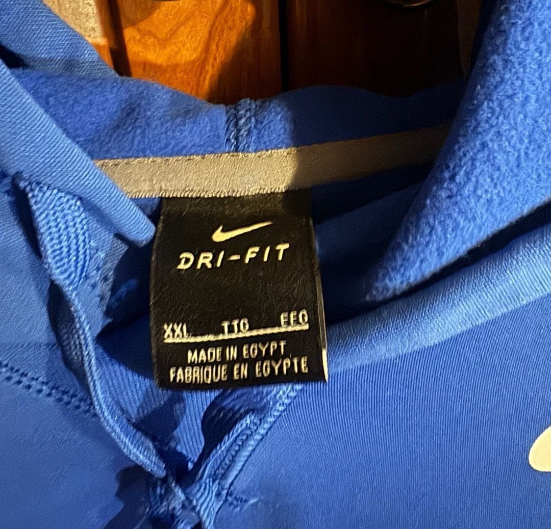 Nike Dri-FIT Hoodie Size XXL Blue 4