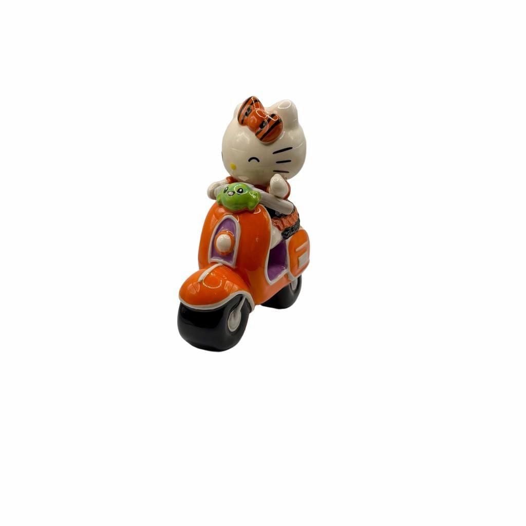 NWT Hello Kitty Halloween Scooter Ceramic Figurine 2