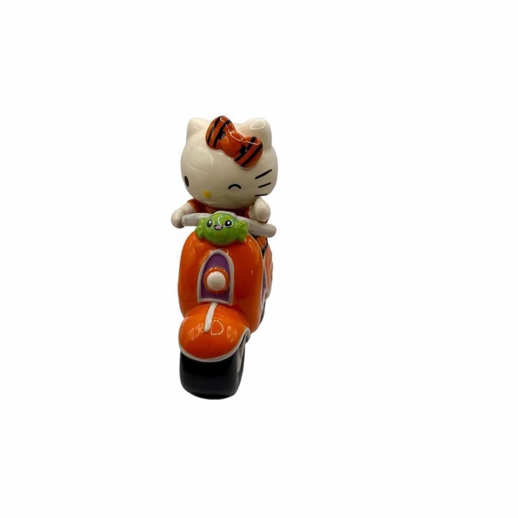 NWT Hello Kitty Halloween Scooter Ceramic Figurine 1