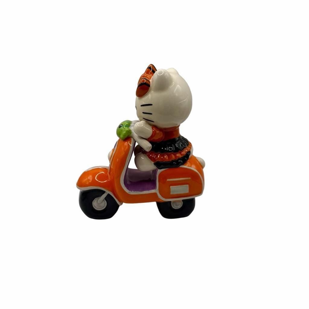 NWT Hello Kitty Halloween Scooter Ceramic Figurine 3