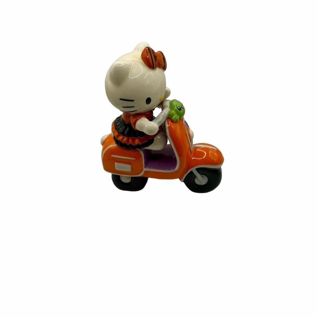 NWT Hello Kitty Halloween Scooter Ceramic Figurine 5
