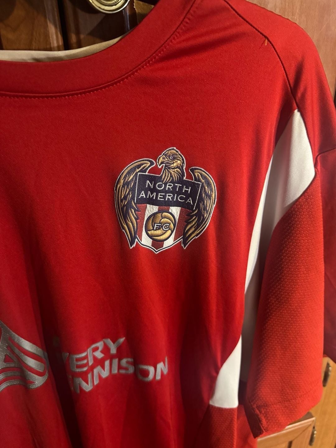 Adidas North America FC Daley 9 Soccer Jersey Size XL Red 4