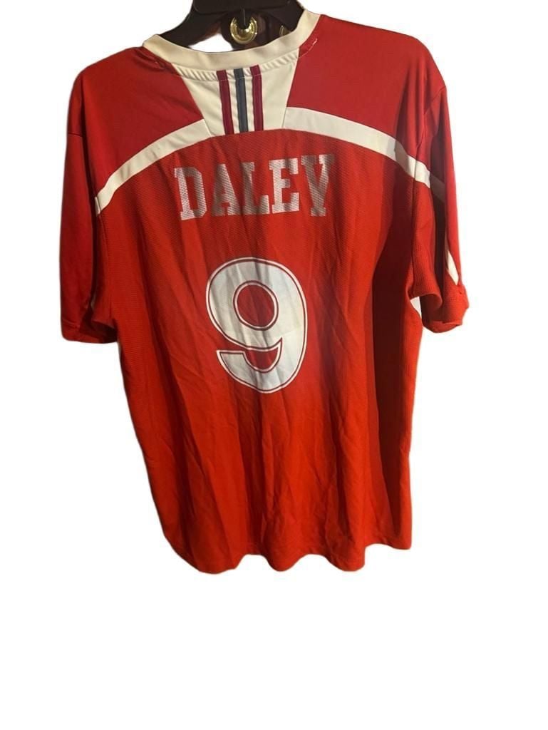 Adidas North America FC Daley 9 Soccer Jersey Size XL Red 7