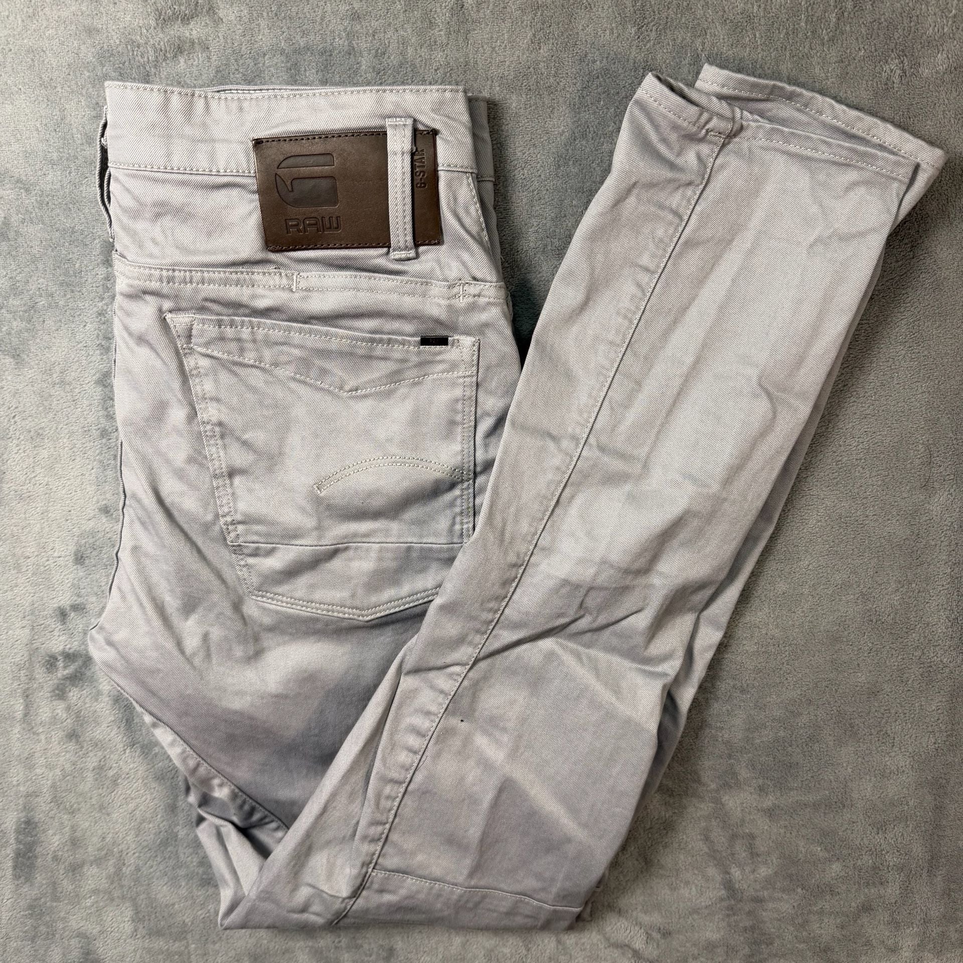 G-Star RAW Scutar 3D Slim Tapered Chino Pants Charcoal Grey 30x34 D18962 2