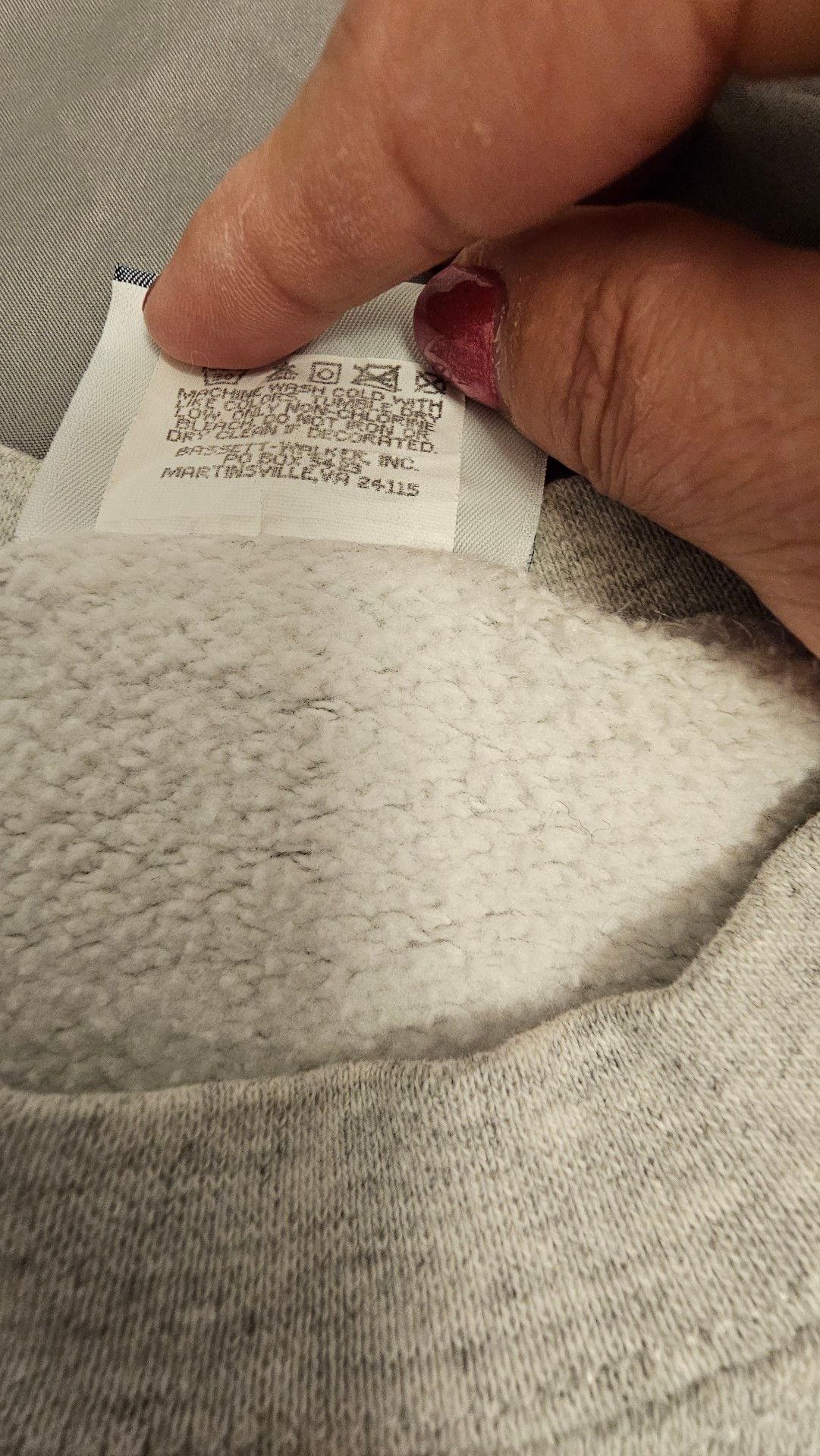Vintage Lee Mission Valley Sweatshirt Size M Grey USA Made 6