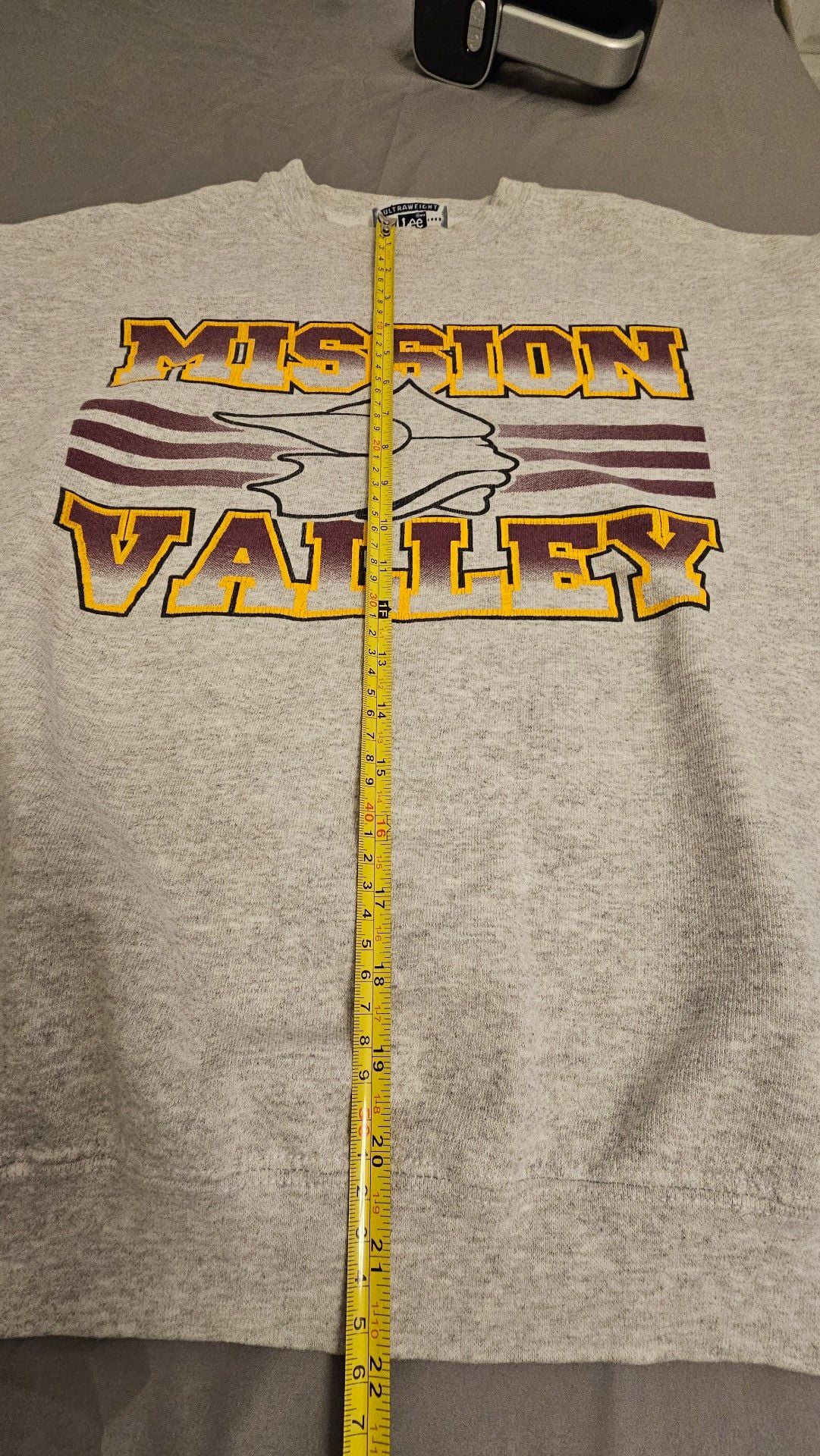 Vintage Lee Mission Valley Sweatshirt Size M Grey USA Made 7