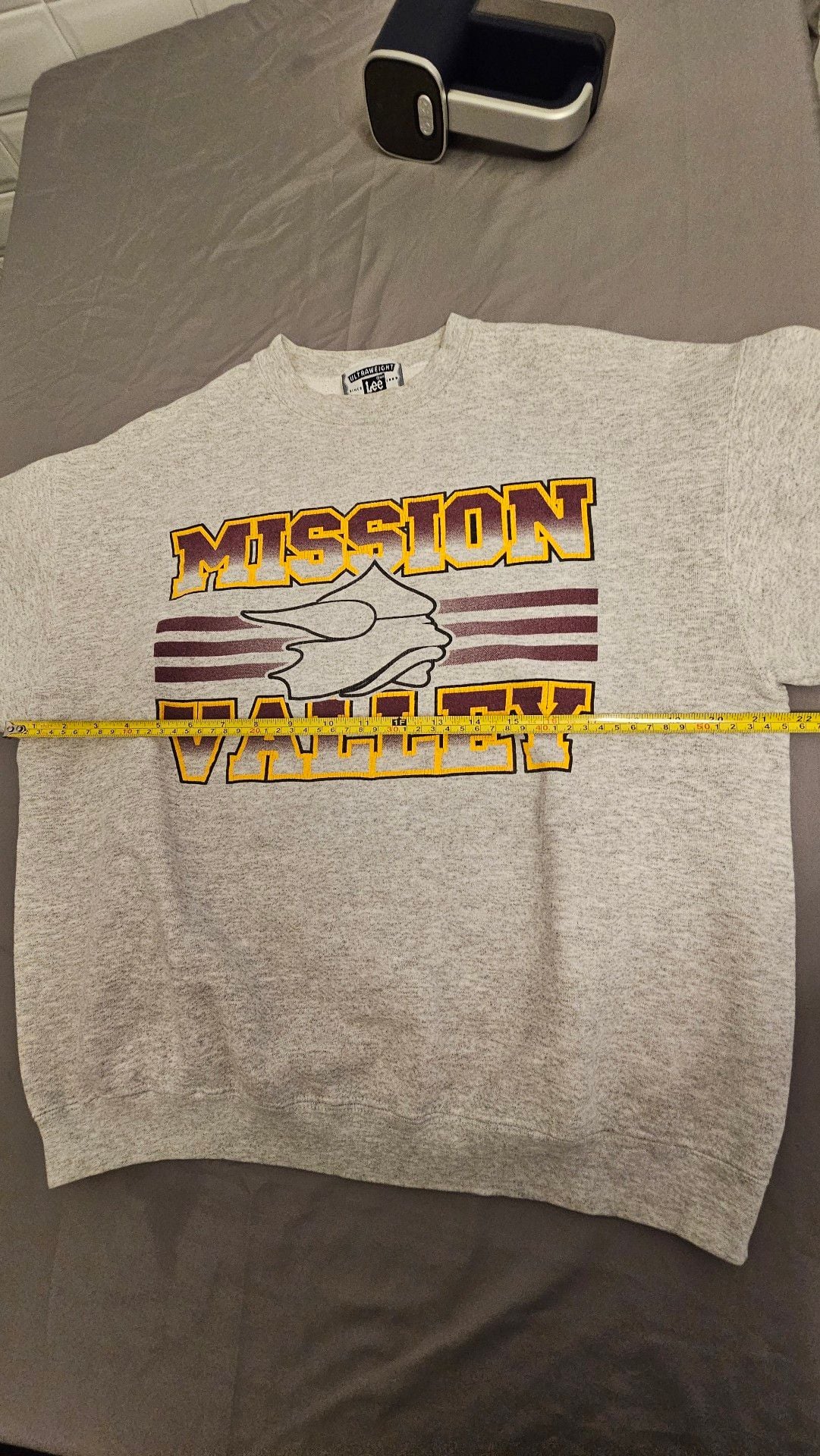 Vintage Lee Mission Valley Sweatshirt Size M Grey USA Made 8