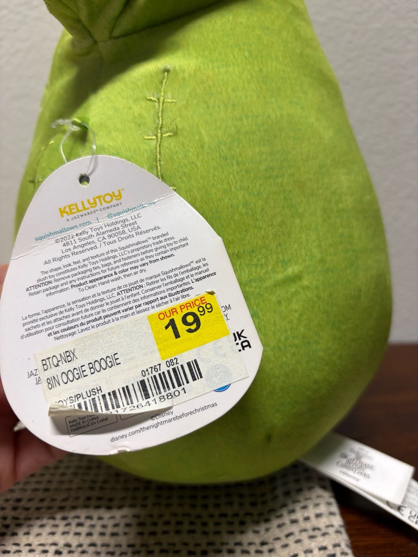 Squishmallows Oogie Boogie Plush Toy New with Tags 5