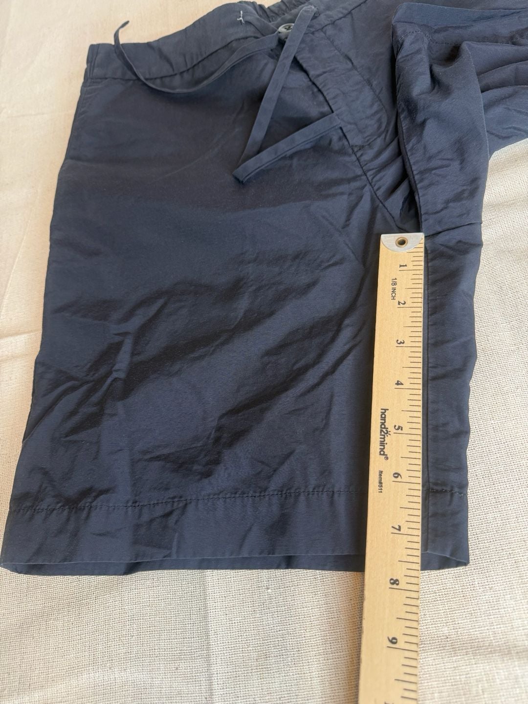 Freemans Sporting Club Men’s Shorts Size 32 Black Nylon Drawstring Made in USA 6