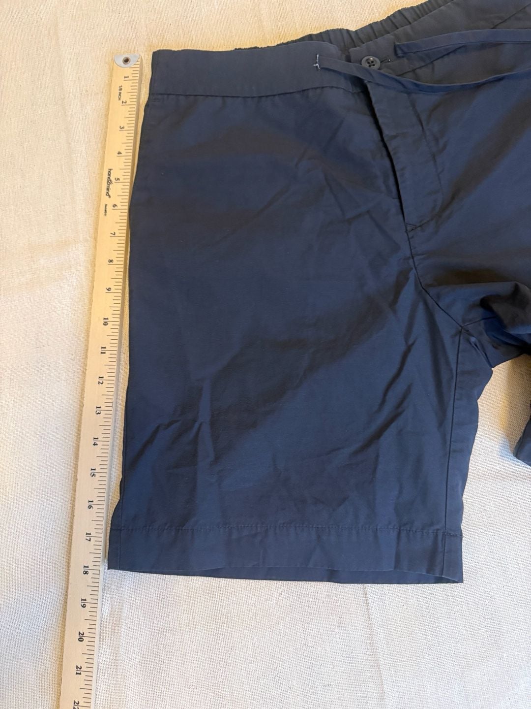 Freemans Sporting Club Men’s Shorts Size 32 Black Nylon Drawstring Made in USA 8