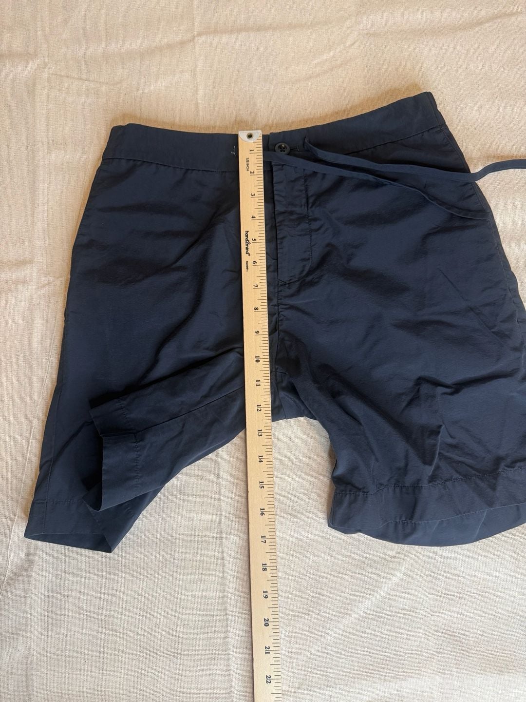 Freemans Sporting Club Men’s Shorts Size 32 Black Nylon Drawstring Made in USA 9