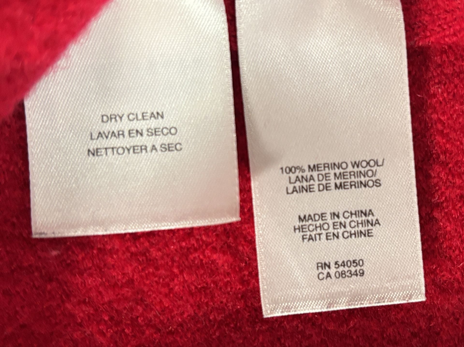 Jones New York Collection Woman Jacket Size 1X Red 100%Wool 5