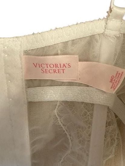 Victoria's Secret Fairycore White Rhinestone Mesh Bustier Corset 4