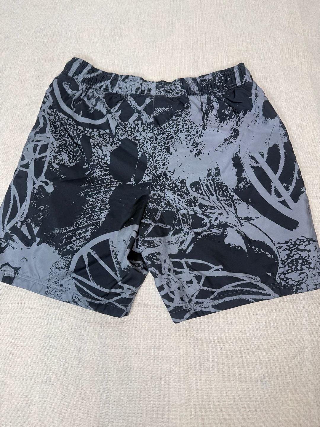 Jordan Men’s Shorts Size M Black Gray Basketball Net Print CZ4749-010 3
